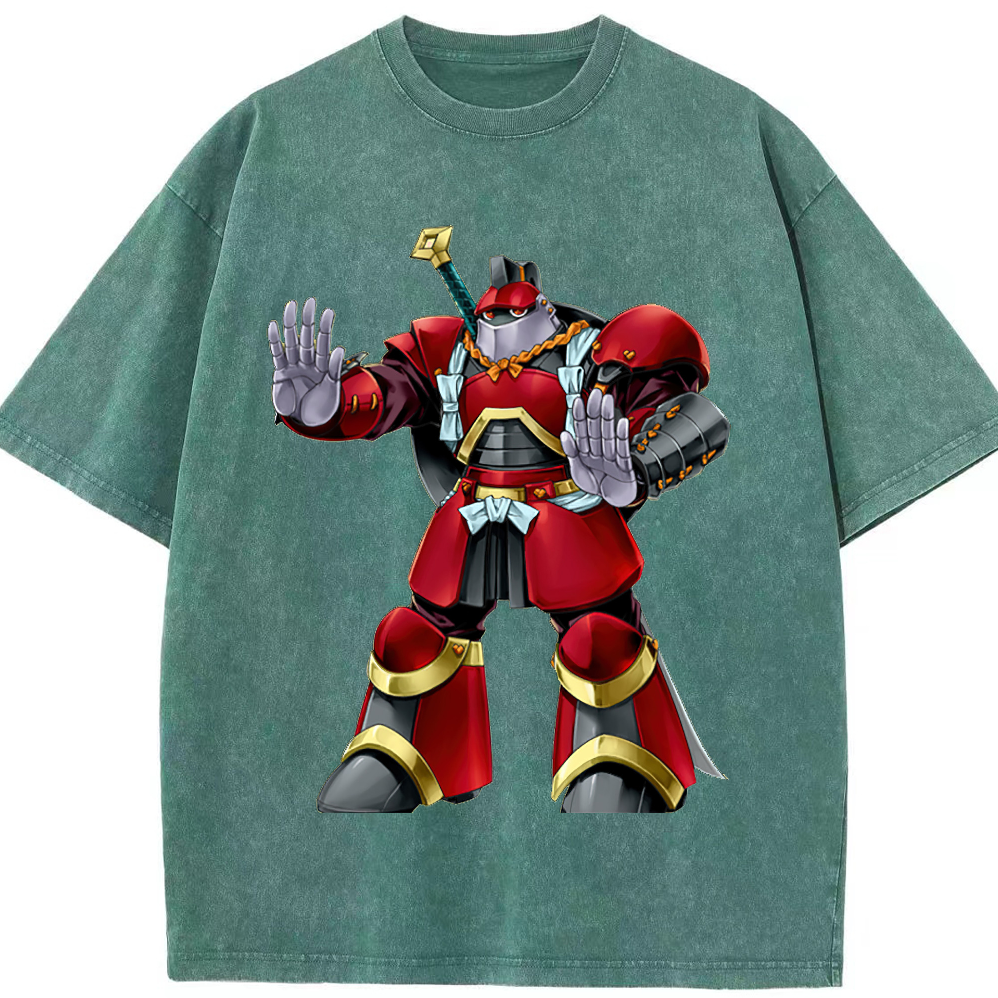 （画像用） 遊☆戯☆王 Yu-Gi-Oh! 綿100% ヴィンテージ風 半袖Tシャツ（フロントプリント）